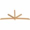 Ekena Millwork Alberta Timber Gable Bracket, Western Red Cedar, 108"W x 49"H x 3 1/2"D x 3 1/2"F, 11/12 Pitch GBW108X49X0404ALB00SWR - alternate 2